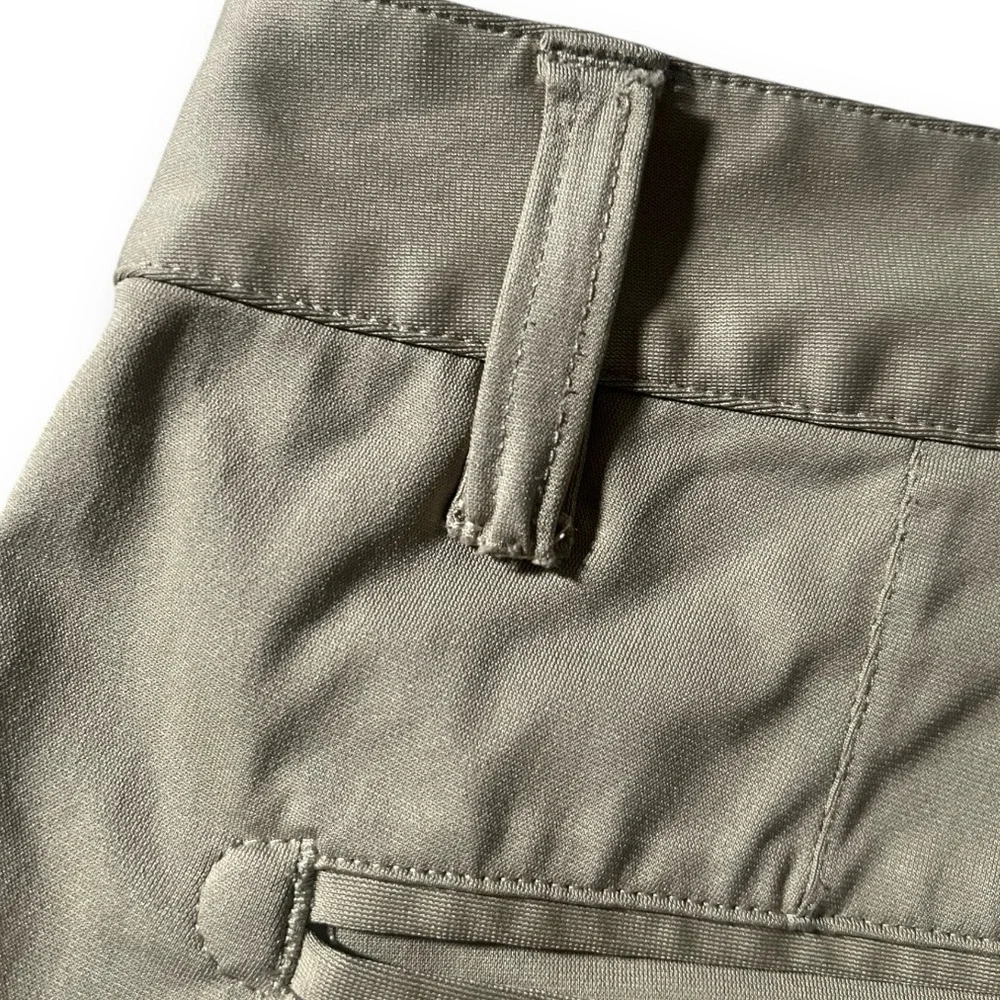 RHONE Mens Slim Fit Flat Front Commuter Stretch Pants Tan Beige Khaki 38